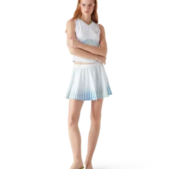 Fustă Racer cu imprimeu de tenis Fustă Racer cu imprimeu de tenis