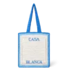 Geantă croșetată cu dungi