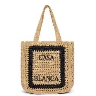 Geantă din rafie naturală