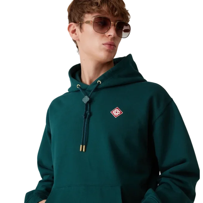 Hanorac cu glugă și logo Diamond