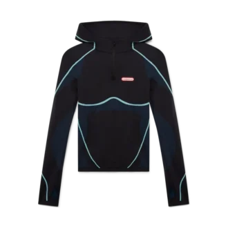 Hanorac cu mâneci lungi și glugă, fără cusături