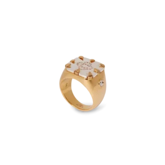 Inel cu sigiliu cu logo Cc