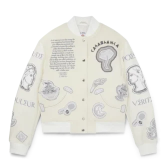 Jachetă bomber patchwork din chenilă