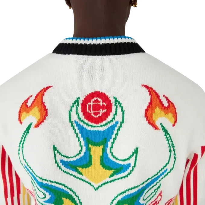 Jachetă Casa Club din tricot de bumbac Flame Laurel