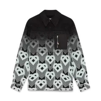 Jachetă cu monogramă în degrade Jachetă cu monogramă în degrade