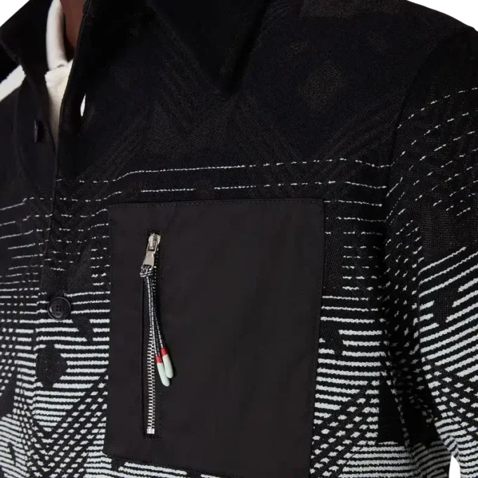 Jachetă cu monogramă în degrade