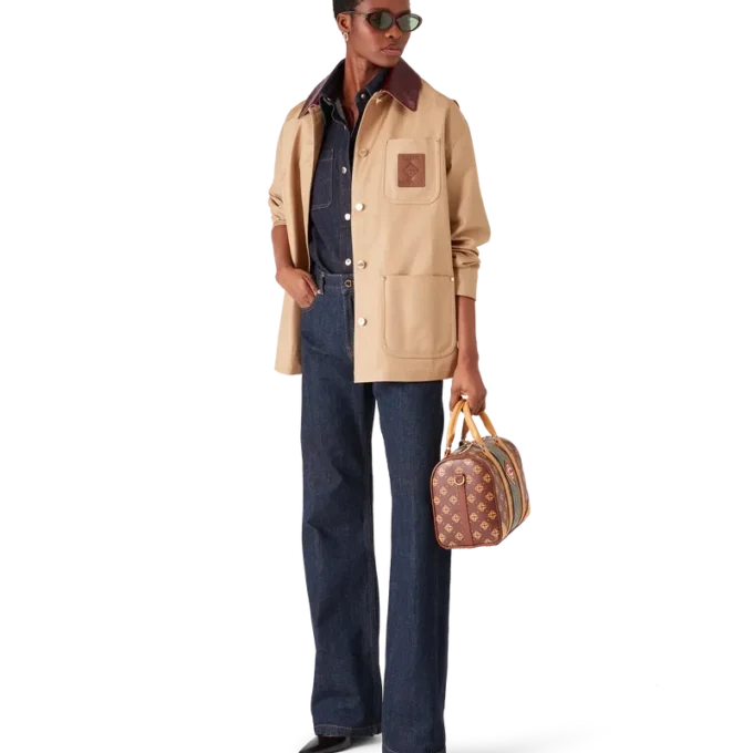 Jachetă de lucru bej