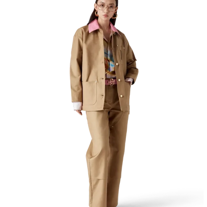 Jachetă de lucru din bumbac Jachetă de lucru din bumbac