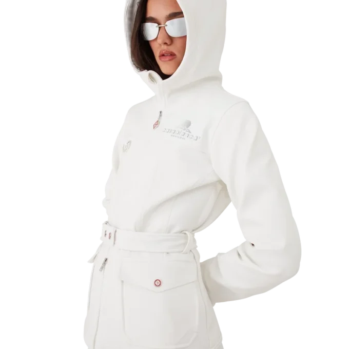 Jachetă de schi cu glugă