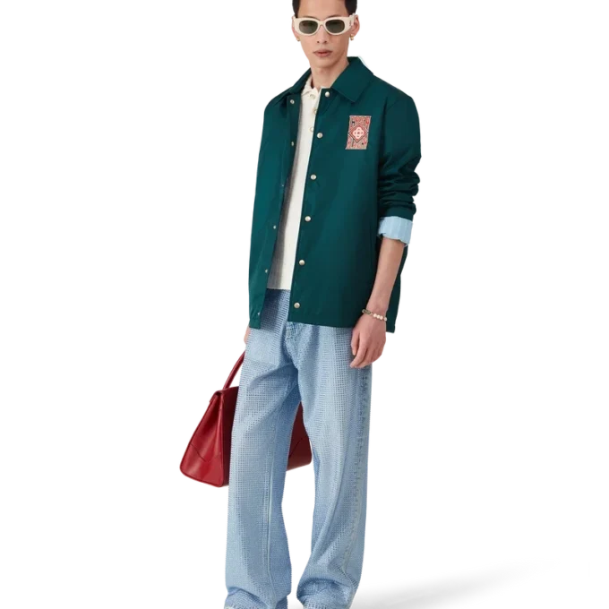 Jachetă de stadion cu logo gotic