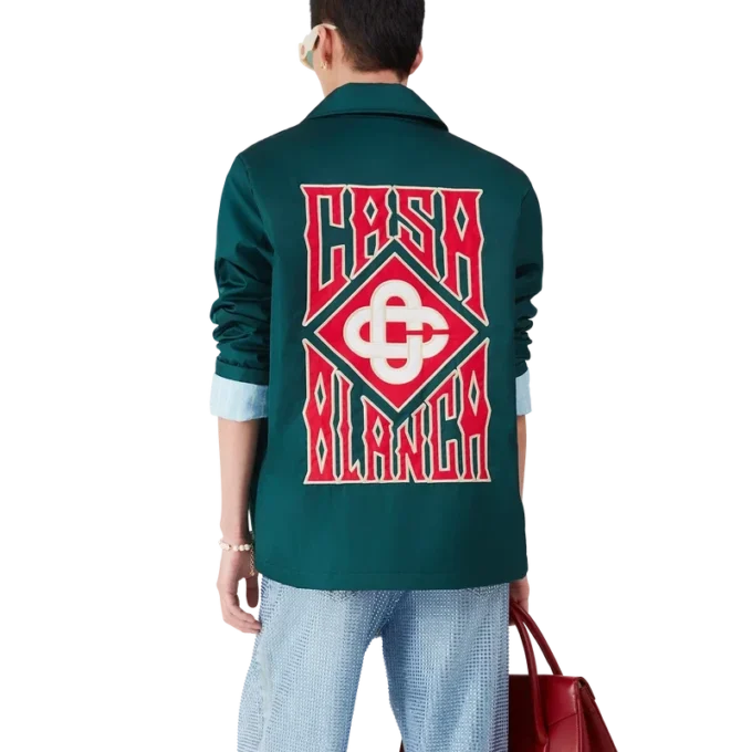 Jachetă de stadion cu logo gotic