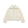 Jachetă din fleece cu monogramă Jacquard Jachetă din fleece cu monogramă Jacquard