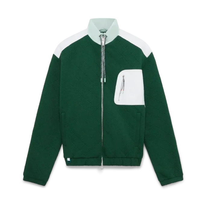 Jachetă din jacquard cu monogramă din nailon