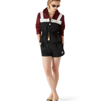 Jachetă din nylon cu monogramă