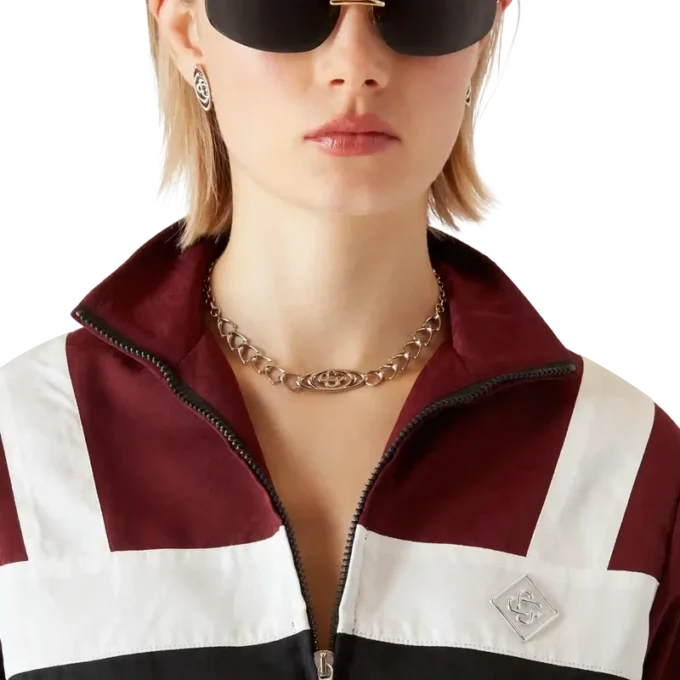 Jachetă din nylon cu monogramă