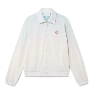 Jachetă sport cu detalii laser în degrade