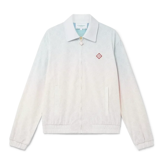 Jachetă sport cu detalii laser în degrade