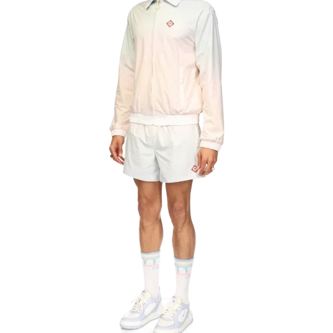 Jachetă sport cu detalii laser în degrade