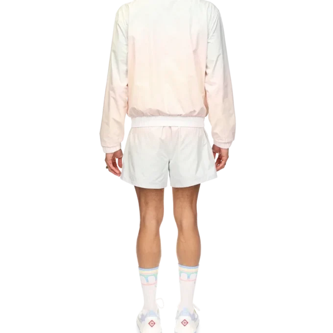 Jachetă sport cu detalii laser în degrade