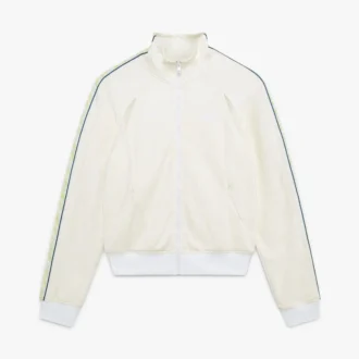 Jachetă sport cu fermoar White Laurel