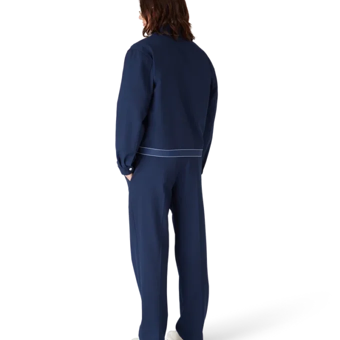 Jachetă sport din lână bleumarin