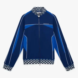 Jachetă sport din tricot Cyber albastru închis
