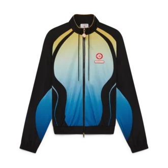 Jachetă windbreaker cu efect de gradient