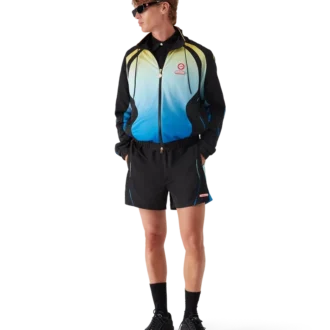 Jachetă windbreaker cu efect de gradient