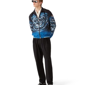 Jachetă Windbreaker cu logo Warped Ripple Jachetă Windbreaker cu logo Warped Ripple