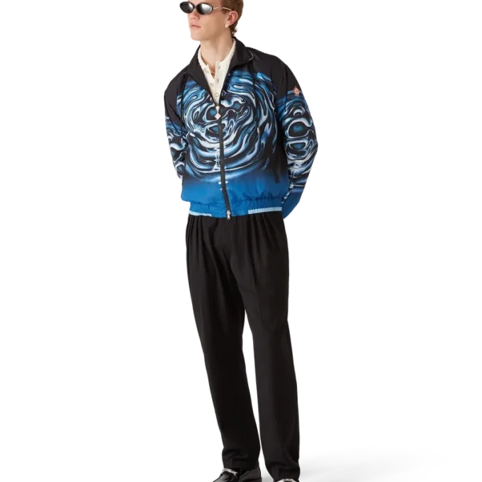Jachetă Windbreaker cu logo Warped Ripple