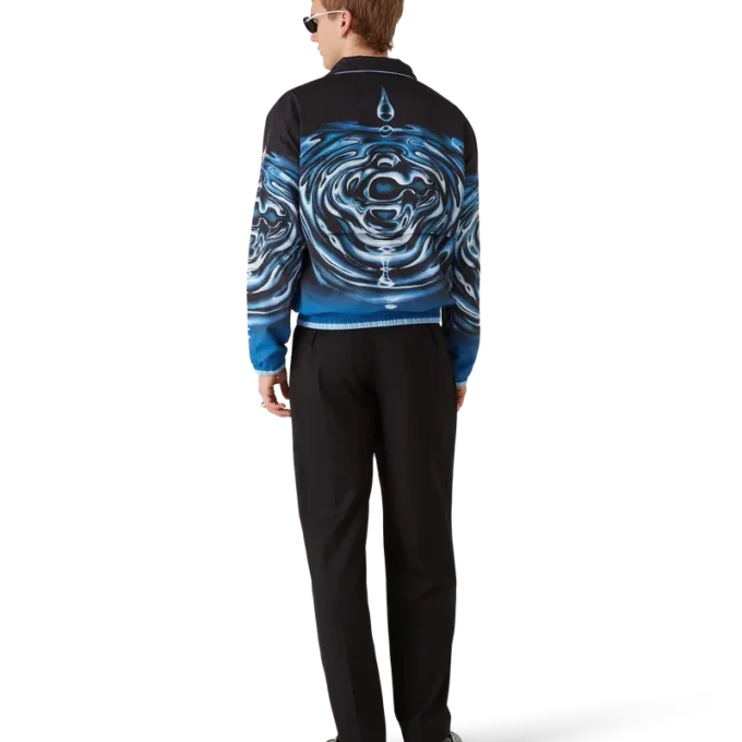 Jachetă Windbreaker cu logo Warped Ripple