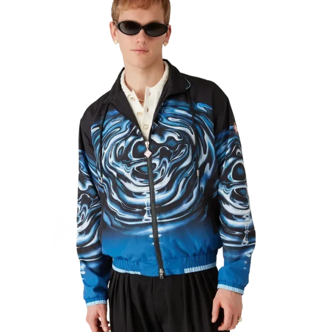 Jachetă Windbreaker cu logo Warped Ripple