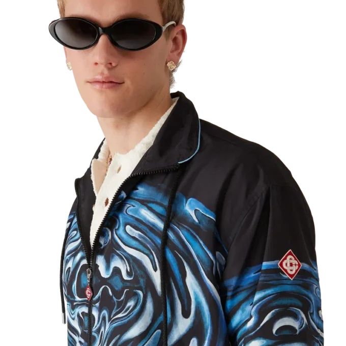 Jachetă Windbreaker cu logo Warped Ripple