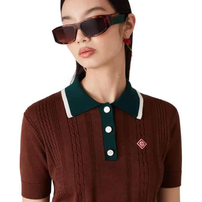 Ochelari de soare dreptunghiulari Tortoiseshell