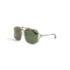 Ochelari de soare Pilot aurii și verzi