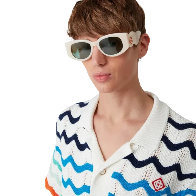 Ochelarii de soare Memphis de culoare crem Ochelarii de soare Memphis de culoare crem