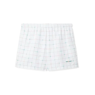 Șort de baie cu imprimeu în carouri