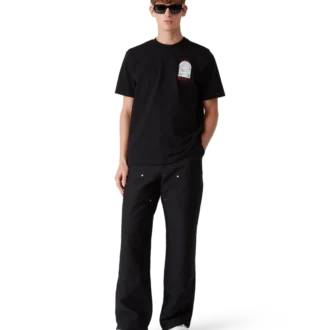 Pantaloni cargo din țesătură Jacquard