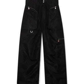 Pantaloni cargo din jacquard de nailon