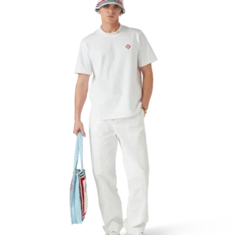 Pantaloni chino croiți