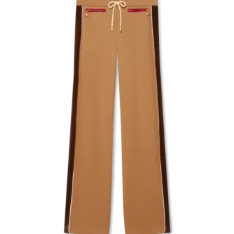 Pantaloni de trening cu inserții din chenilă