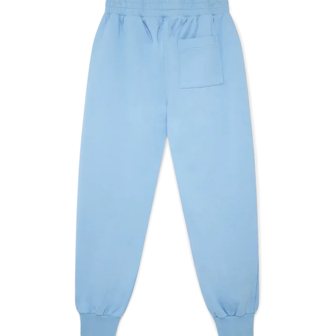 Pantaloni de trening cu logo albastru