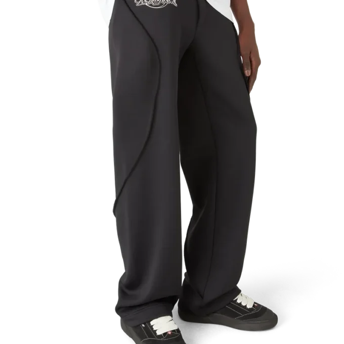 Pantaloni de trening oversized cu panouri