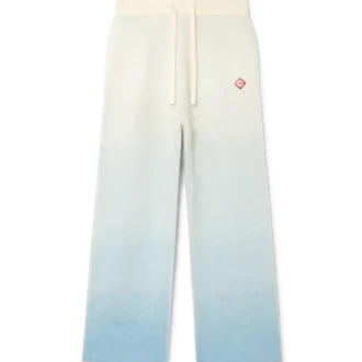 Pantaloni din mohair cu gradient pufos