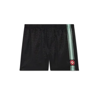 Pantaloni scurți de baie cu dungi jacquard monogram Pantaloni scurți de baie cu dungi jacquard monogram