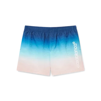 Pantaloni scurți de baie cu gradient Jacquard
