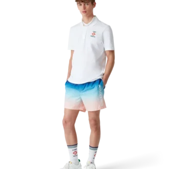 Pantaloni scurți de baie cu gradient Jacquard
