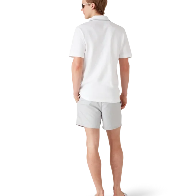 Pantaloni scurți de baie din jacquard cu monogramă Pantaloni scurți de baie din jacquard cu monogramă