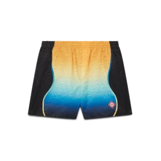 Pantaloni scurți de baie Jacquard cu efect de gradient