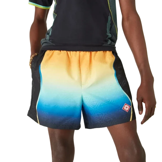 Pantaloni scurți de baie Jacquard cu efect de gradient